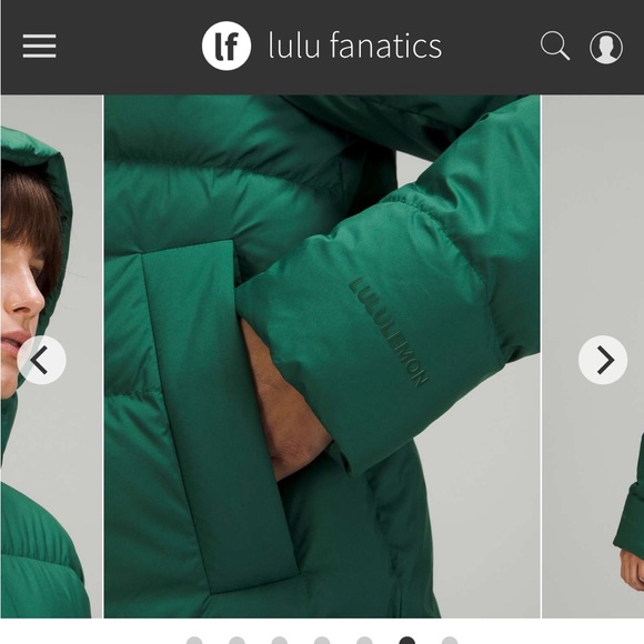 Lululemon Cropped Wunder Puff Jacket - Picture 6 of 7